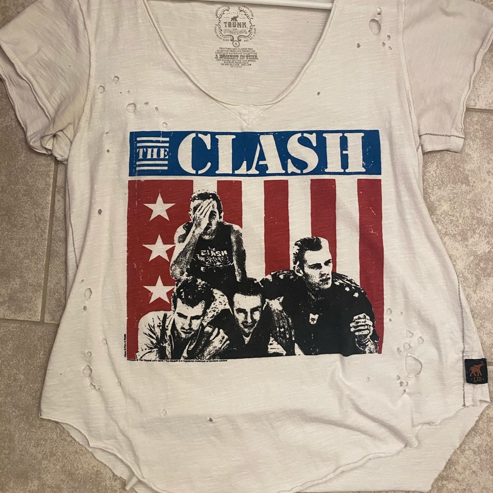 Distressed Clash Graphic Tee